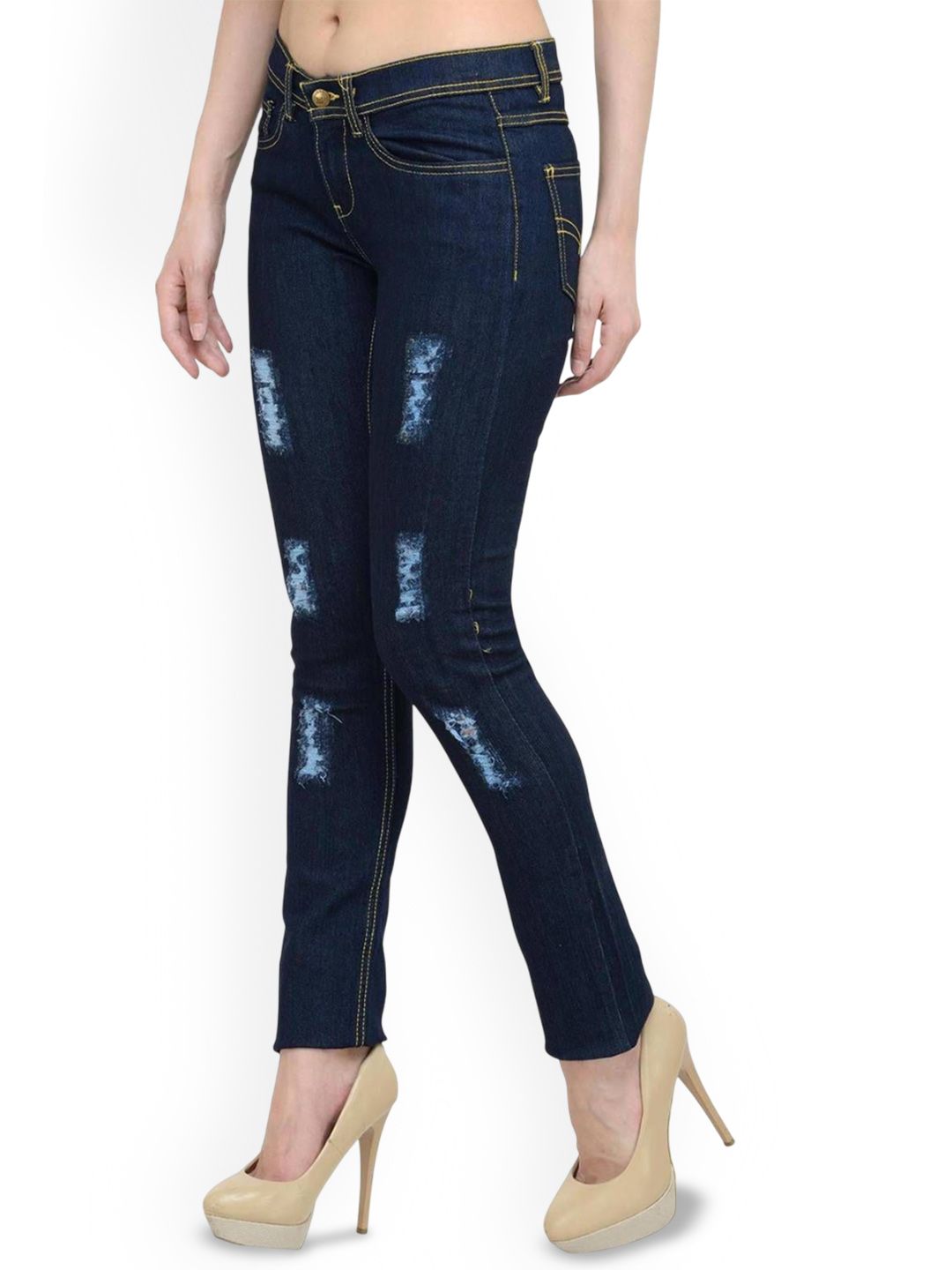 Kotty Women Skinny Fit Mid-Rise Stretchable Jeans