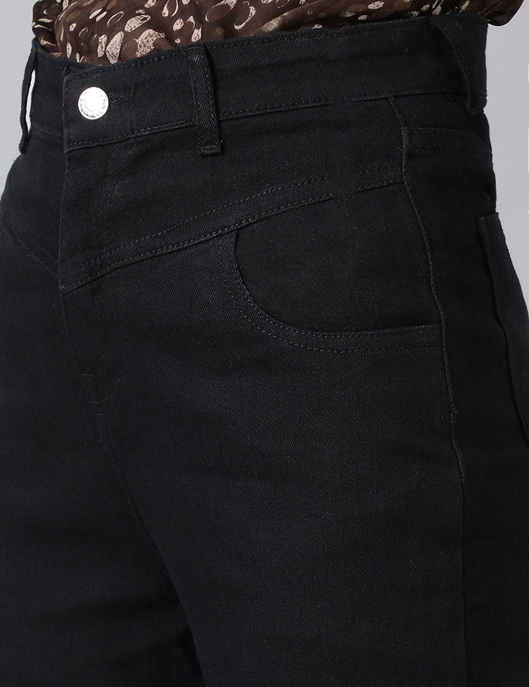 Kotty Women Slim Fit High-Rise Slash Knee Stretchable Jeans