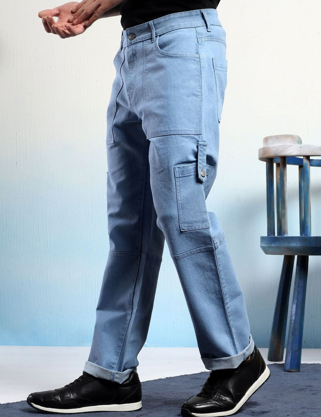 Kotty Men Regular Fit Mid-Rise Jeans