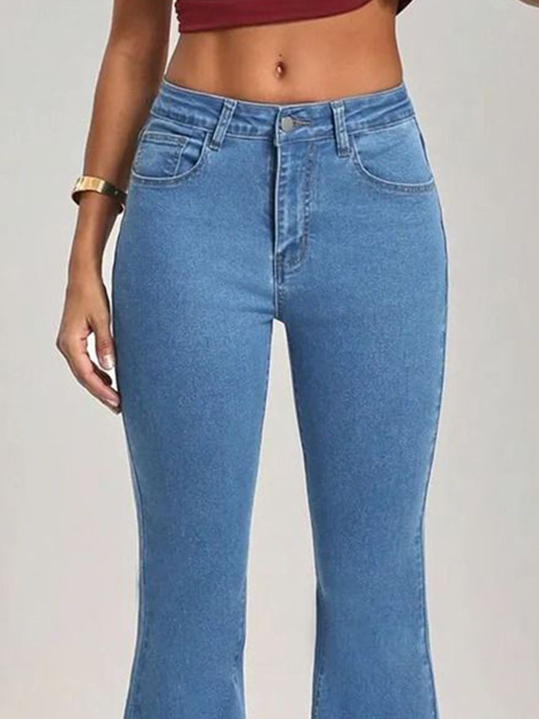 Kotty Women Flared Light Fade High-Rise Jeans