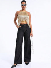 Kotty Women Jean Straight Fit High-Rise Stretchable Jeans