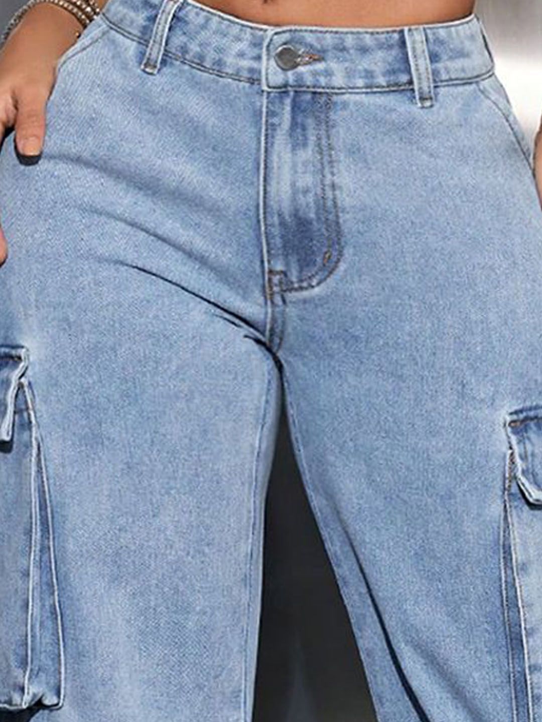 Kotty Women Straight Fit Mid-Rise Stretchable Jeans