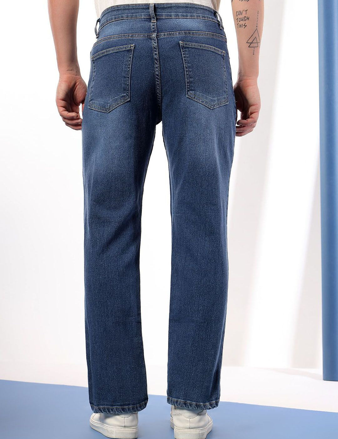 Kotty Men Comfort Regular Fit Mid-Rise Stretchable Jeans