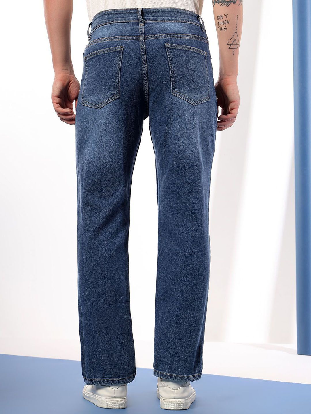 Kotty Men Comfort Regular Fit Mid-Rise Stretchable Jeans