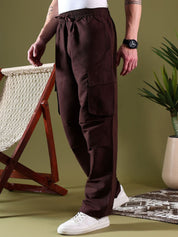 Kotty Men Relaxed Easy Wash Cargos Trousers