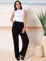 Kotty Relaxed-Fit Round Neck Crop-Top With Trousers Co-Ords