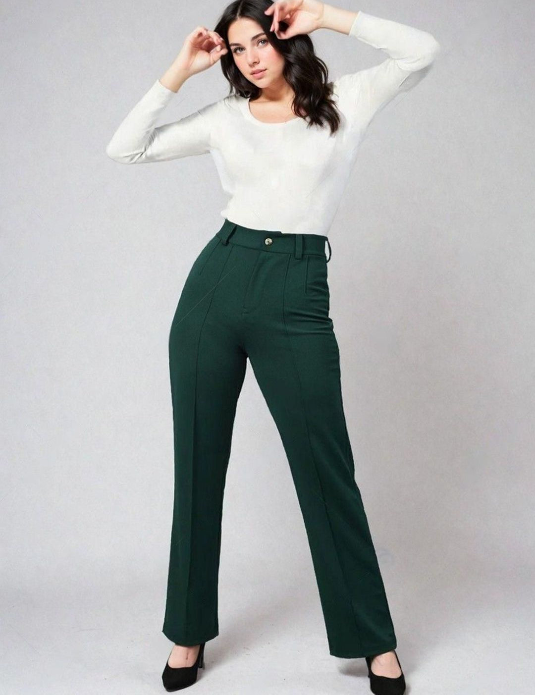 Kotty Scoop Neck Long Sleeves Thermal T-shirt With Trousers