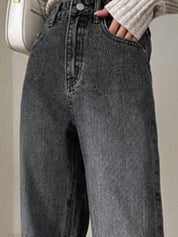 Kotty Women Jean Straight Fit High-Rise Stretchable Jeans