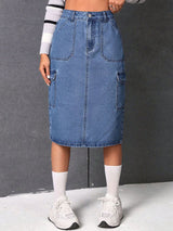 Kotty Straight Midi Skirts