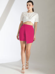 Kotty Wrap Above Knee Skirt