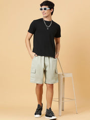 Kotty Men Low-Rise Cargo Shorts