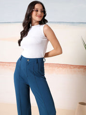 Kotty Relaxed Fit Round Neck Top With Trousers Co-Ords Set