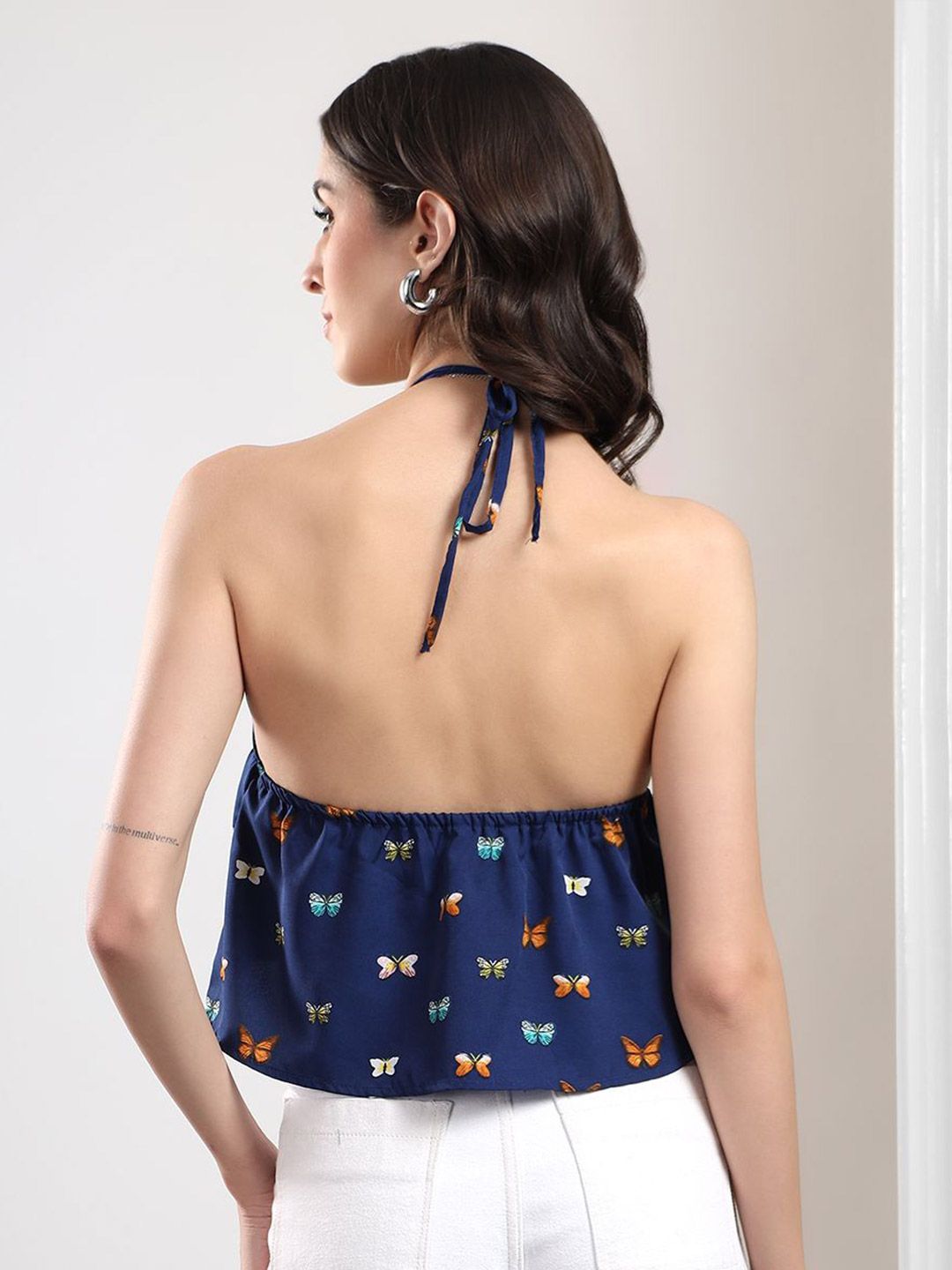 Kotty Women Conversational Printed Peplum Top