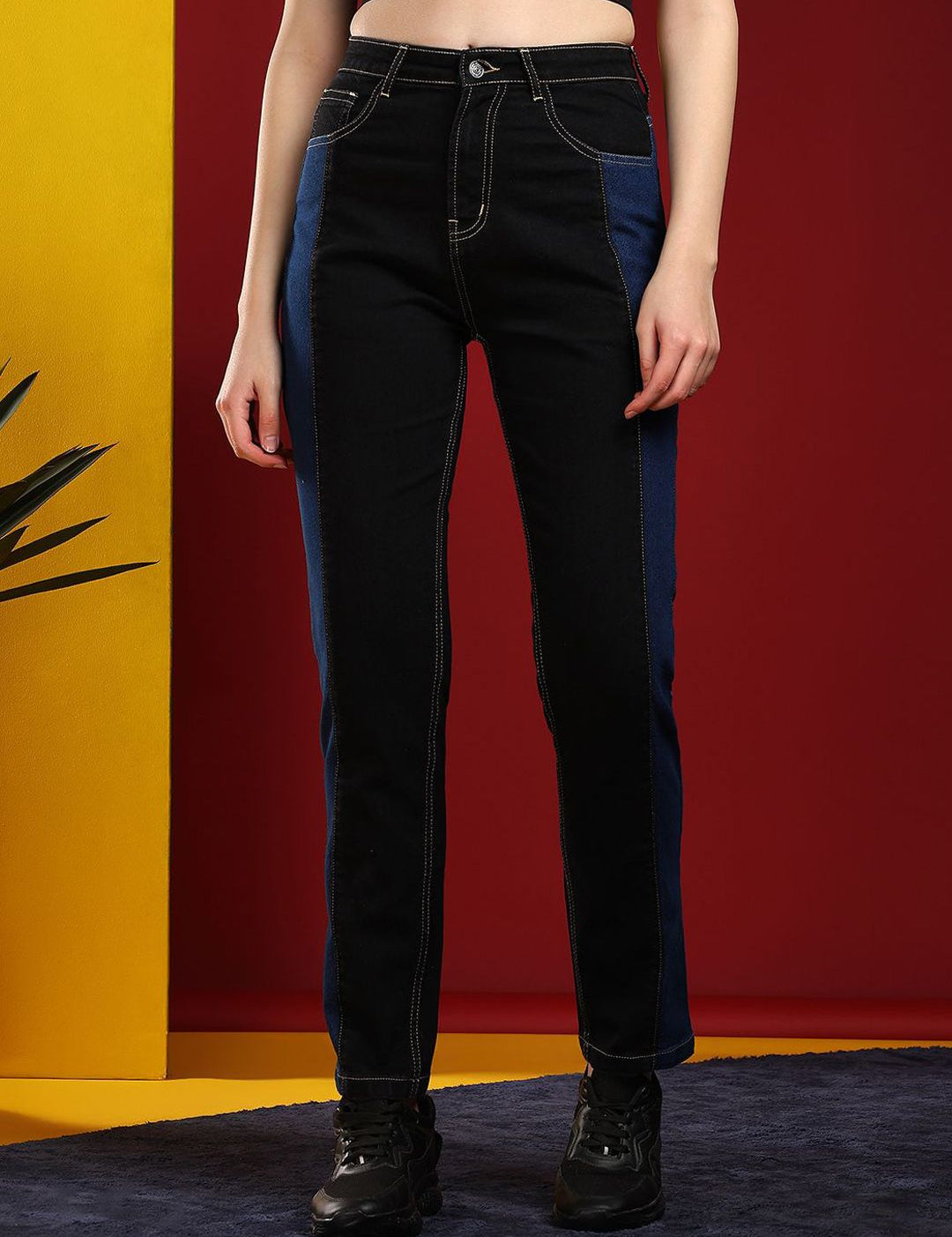 Kotty Women Jean Skinny Fit High-Rise Stretchable Jeans