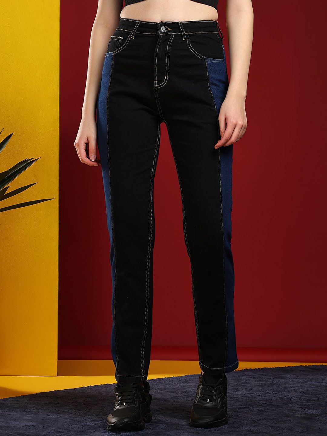 Kotty Women Jean Skinny Fit High-Rise Stretchable Jeans