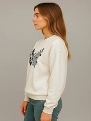 Kotty Women Graphic Printed Long Sleeves Sweatshirt