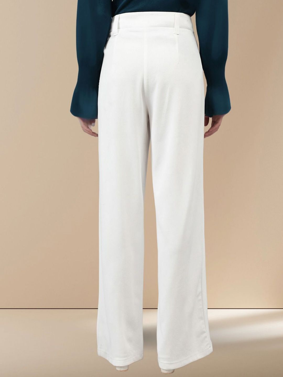 Kotty Women Straight Fit High-Rise Trousers