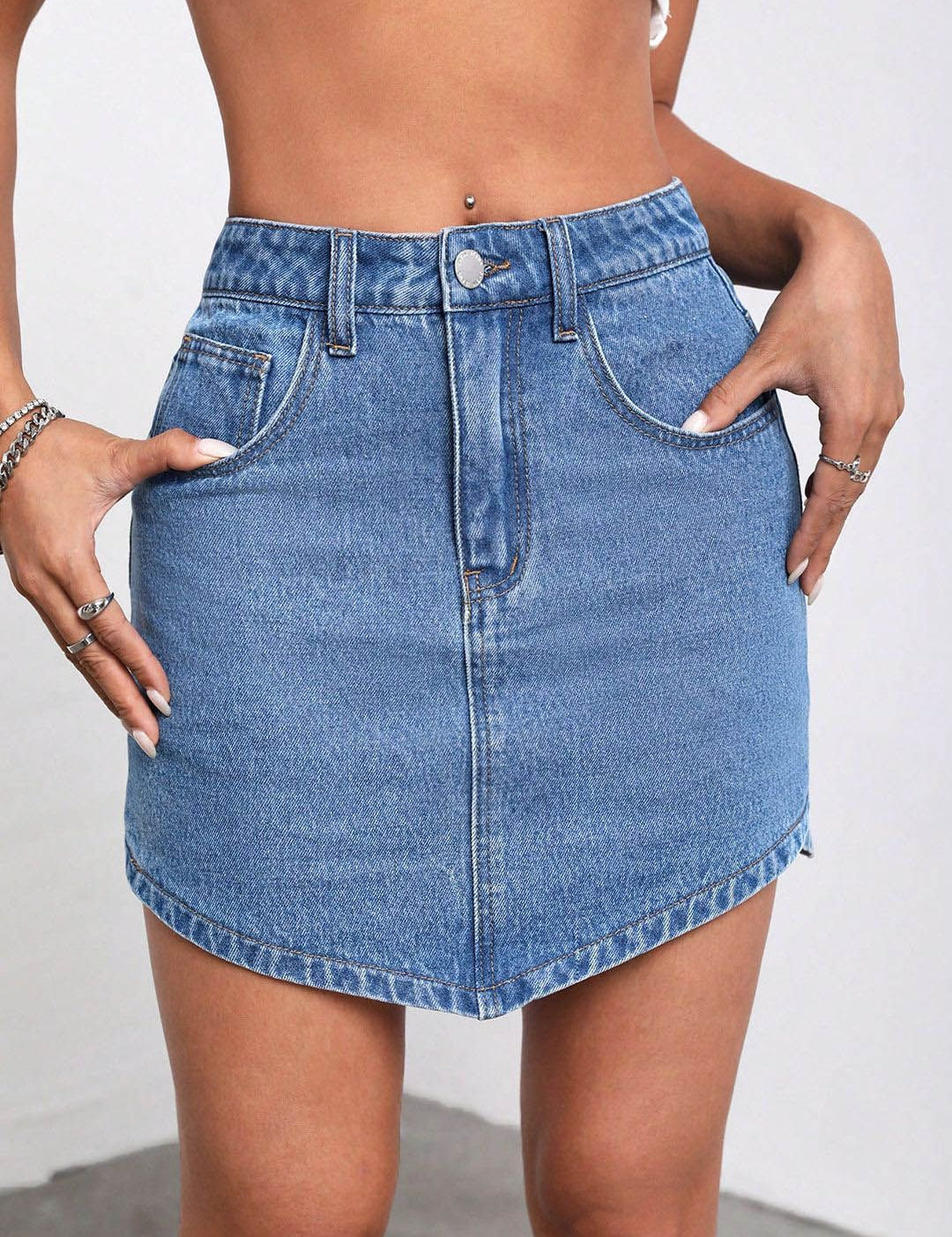 Kotty A-Line Above Knee Length Skirt