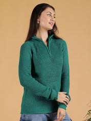 Kotty Women Mock Collar Pullover