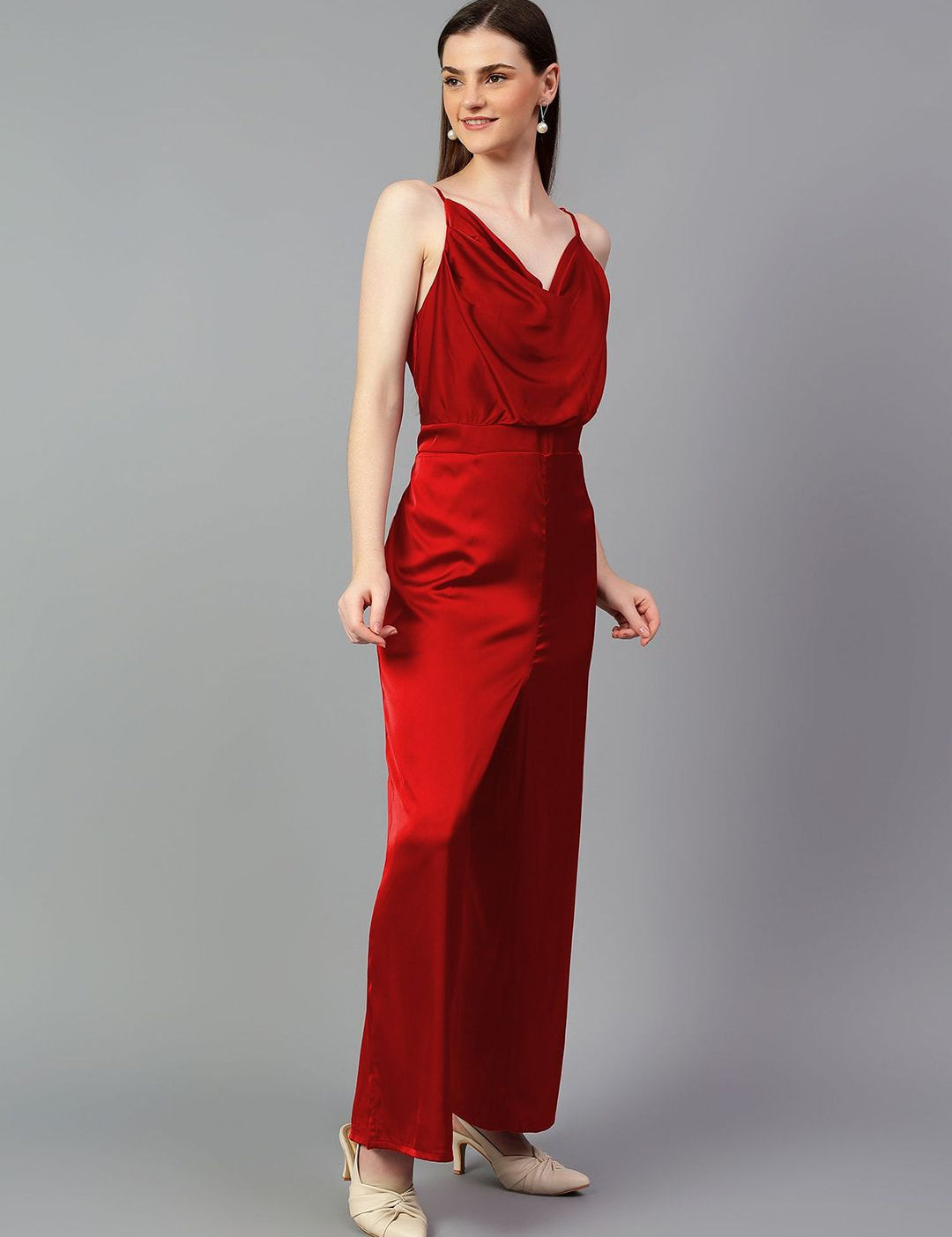 Kotty Cowl Neck Basic Jumpsuit