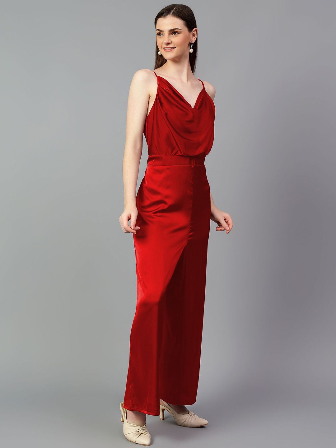 Kotty Cowl Neck Basic Jumpsuit