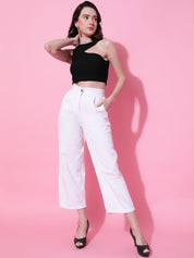 Kotty Women Solid High Neck Top