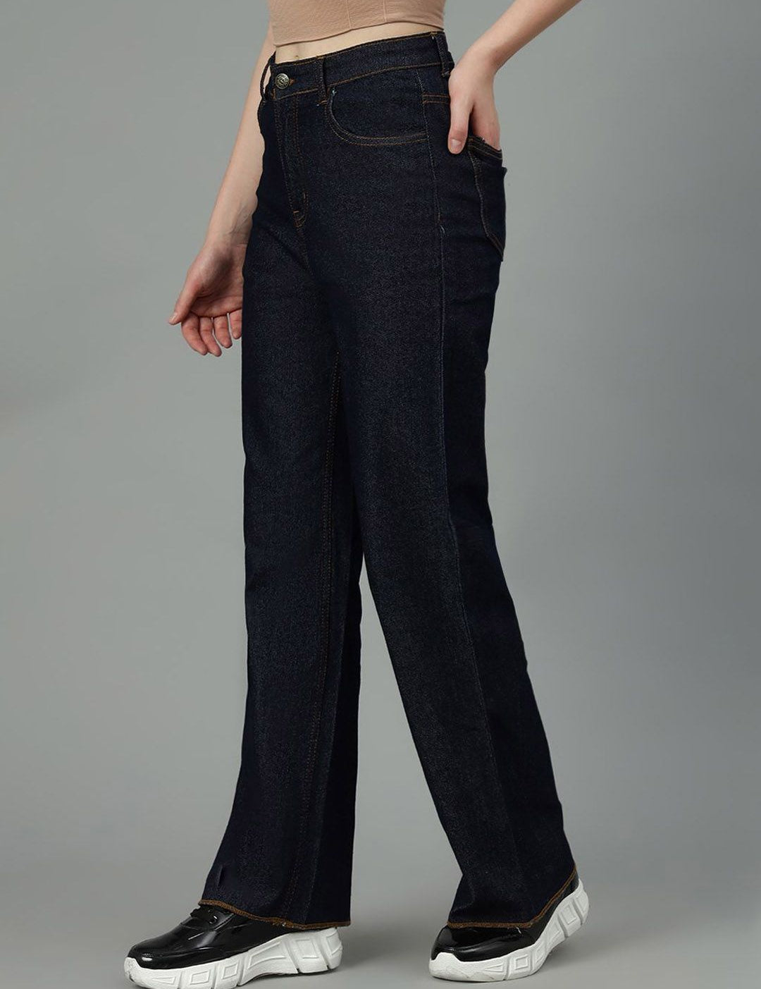 Kotty Women Jean Bootcut High-Rise Stretchable Jeans