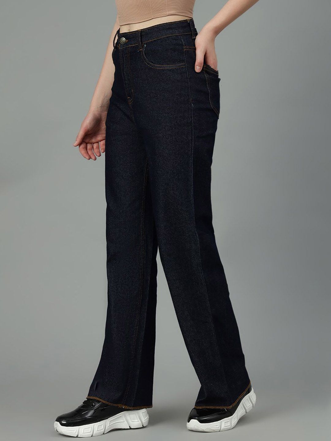 Kotty Women Jean Bootcut High-Rise Stretchable Jeans