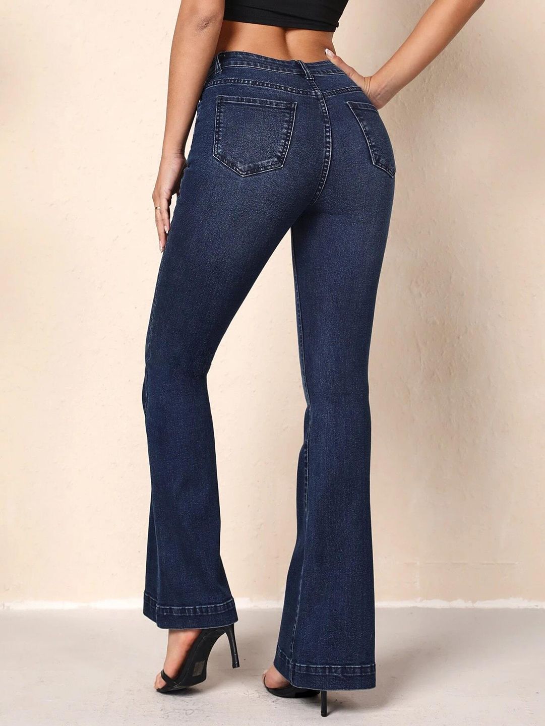 Kotty Women Bootcut High-Rise Stretchable Jeans