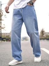 Kotty Men Regular Fit Low-Rise Light Fade Stretchable Jeans