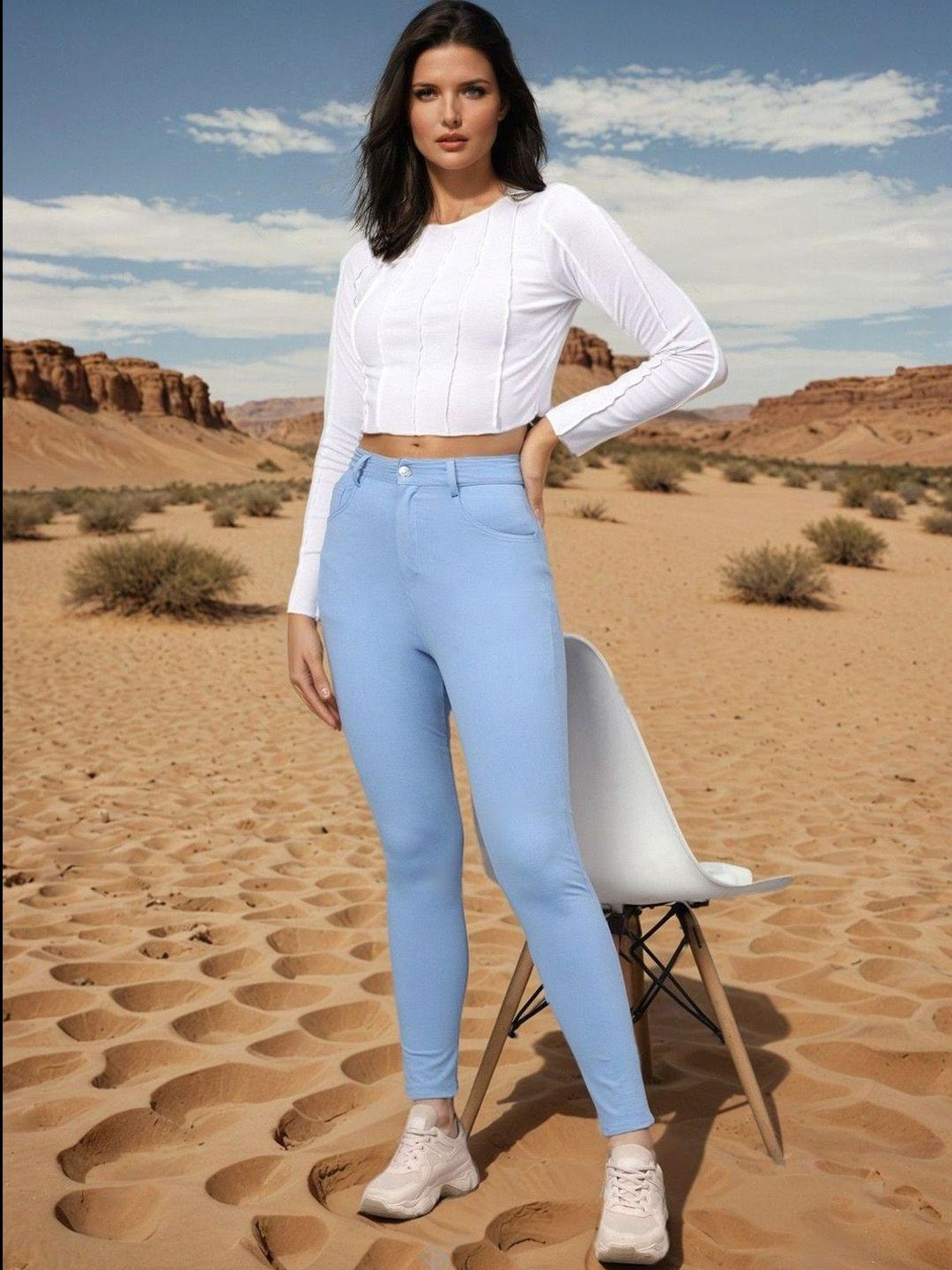 Kotty Women Jean Skinny Fit High-Rise Stretchable Jeans