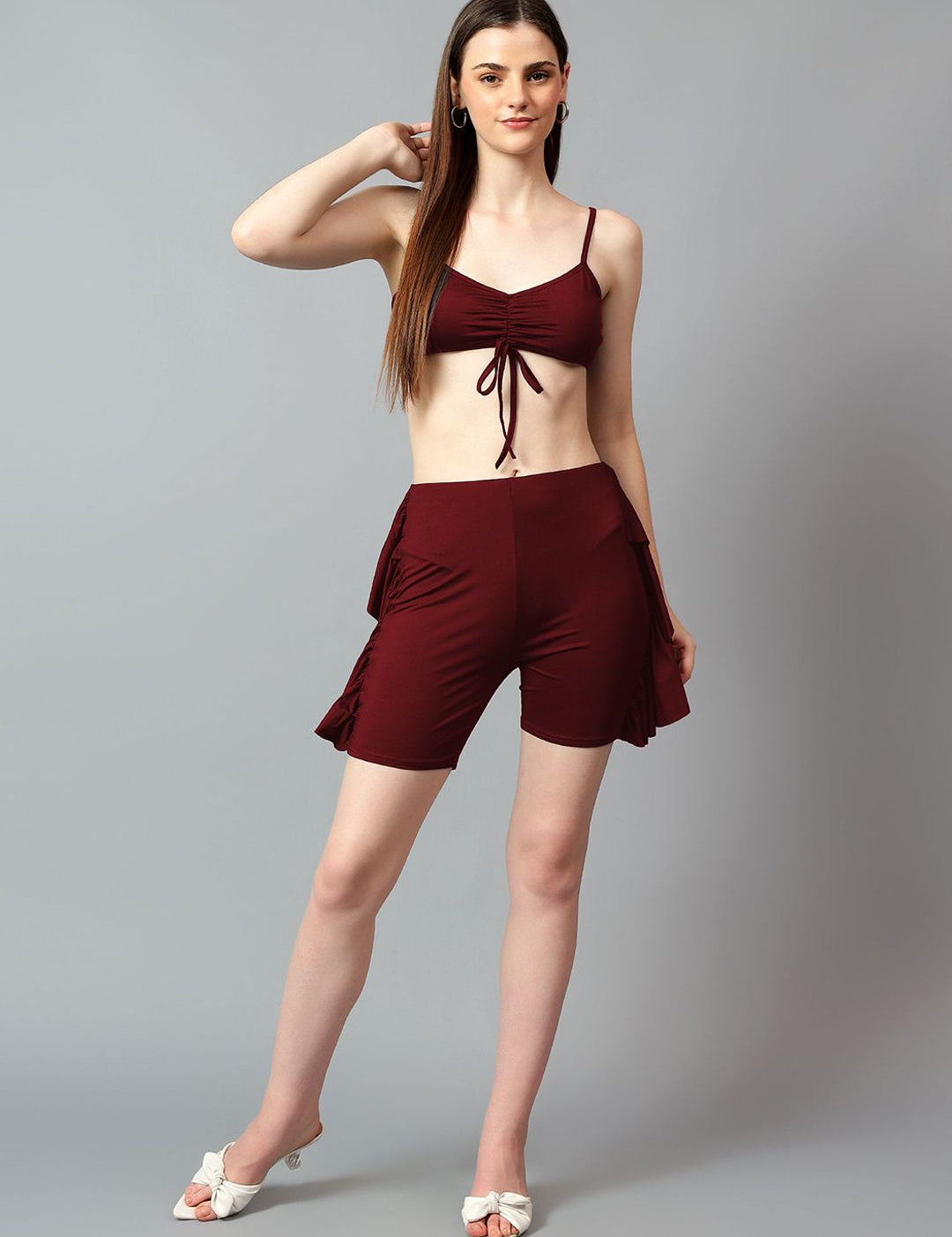 Kotty Women Shoulder Straps Co-Ords Set