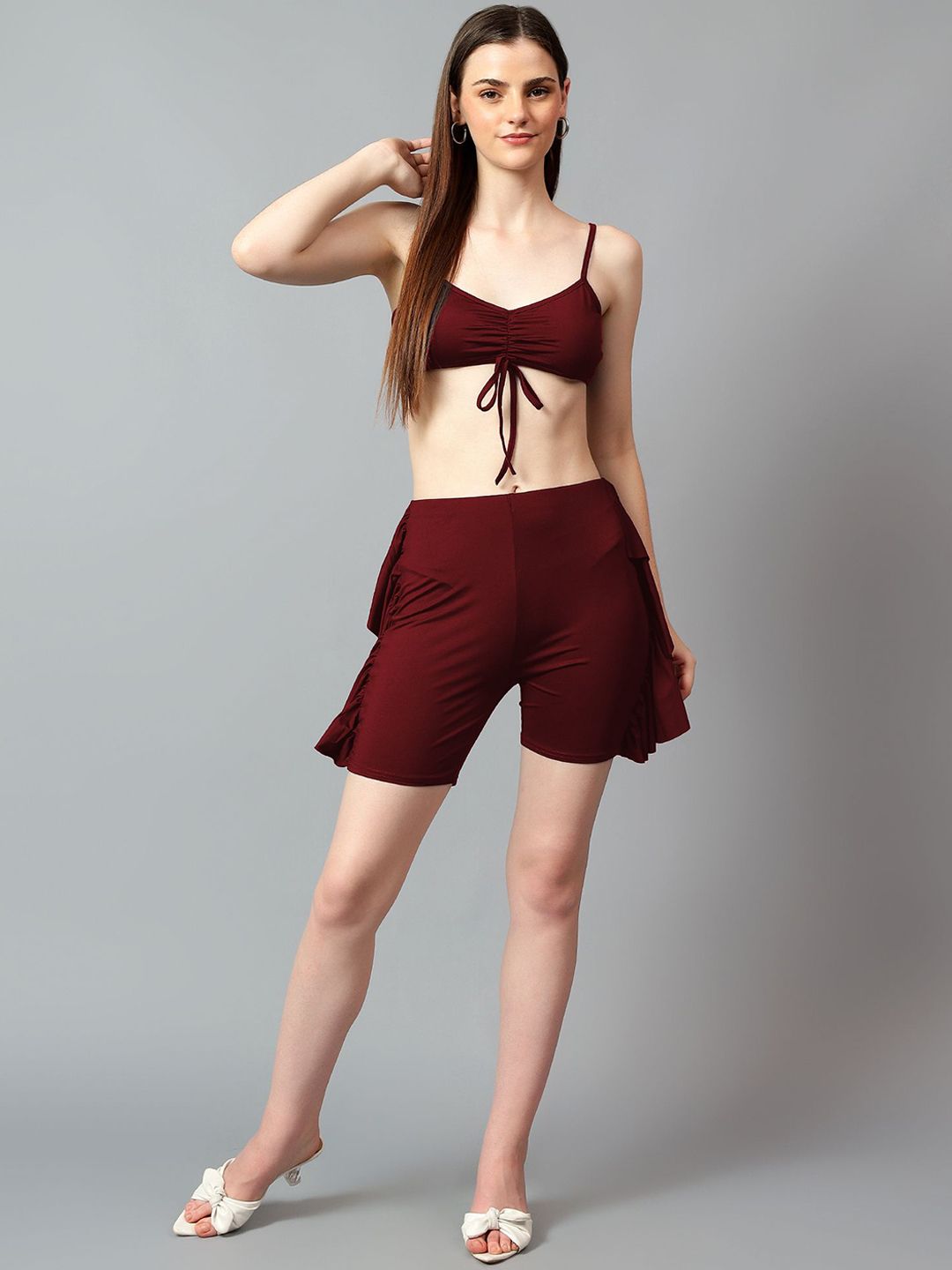 Kotty Women Shoulder Straps Co-Ords Set