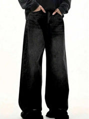 Kotty Men Wide Leg Low-Rise Stretchable Jeans