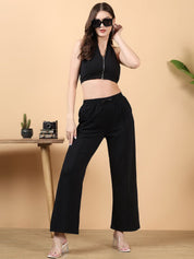 Kotty Women Cotton Mid Rise Track Pants