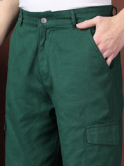 Kotty Men Relaxed Easy Wash Cargos Trousers