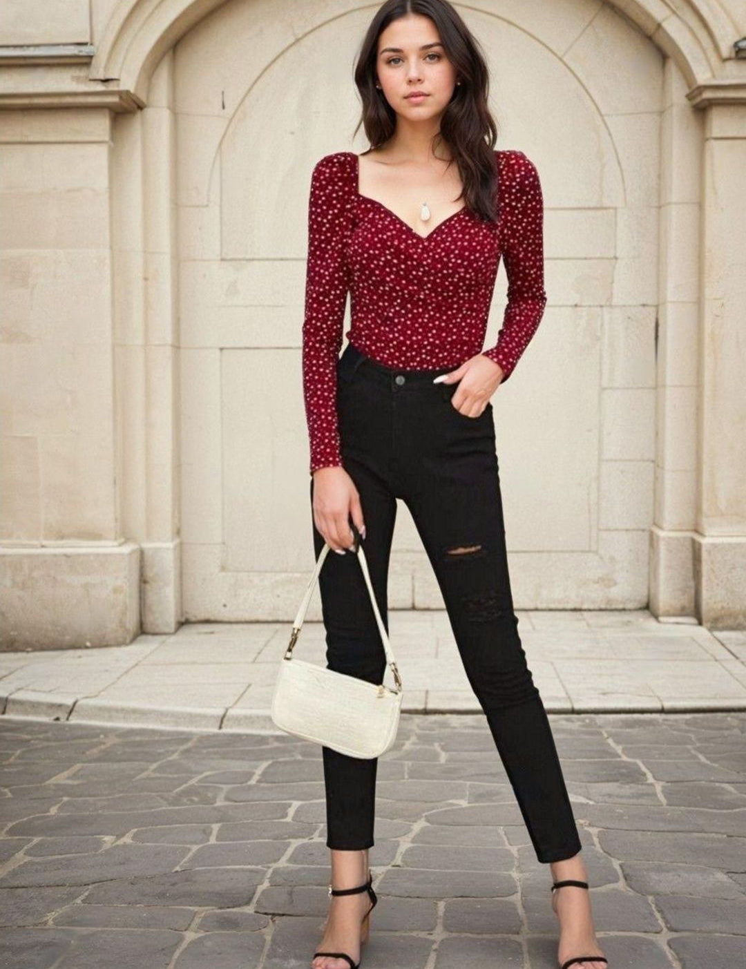 Kotty Women Graphic Printed Wrap Top