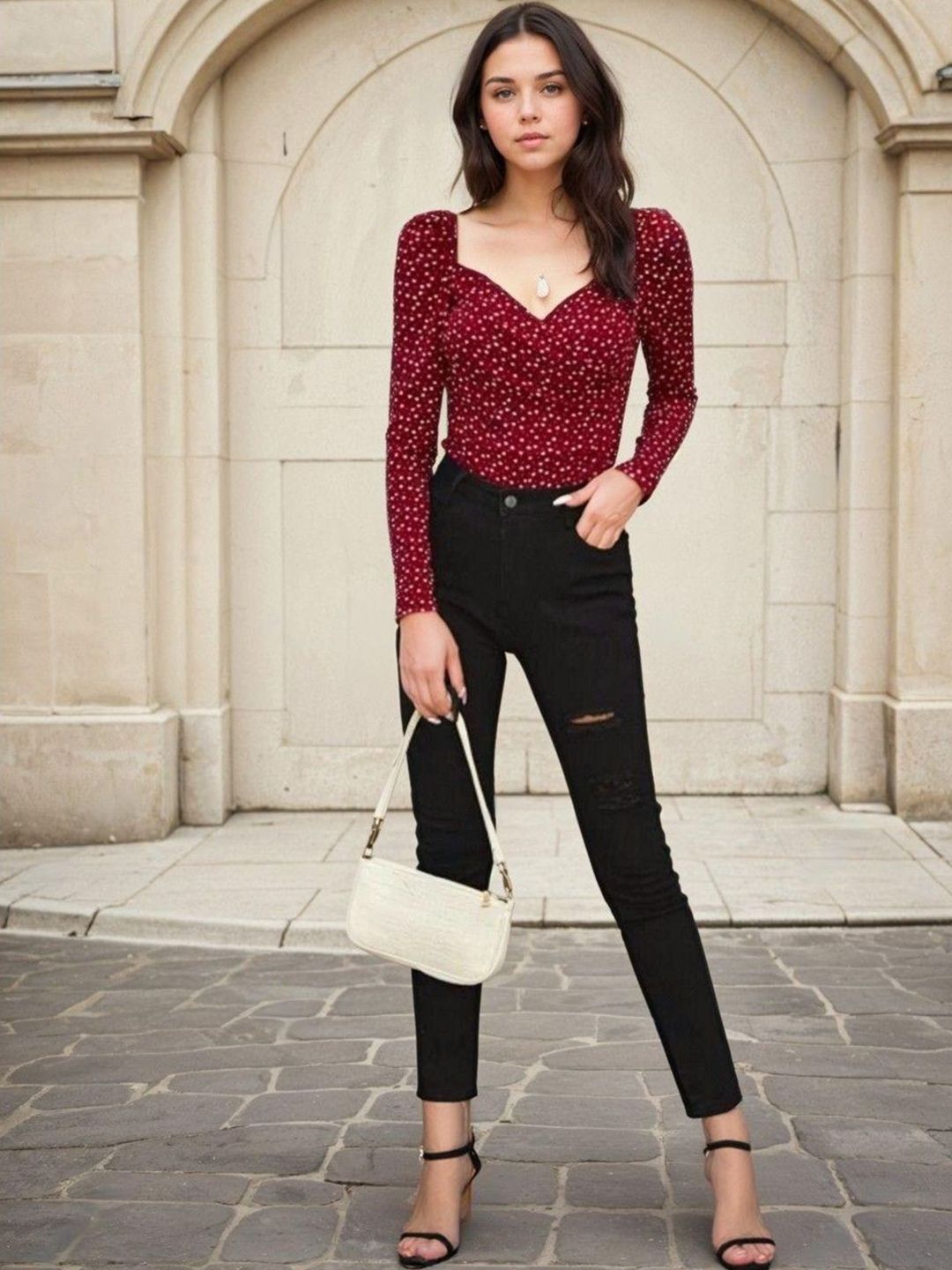 Kotty Women Graphic Printed Wrap Top