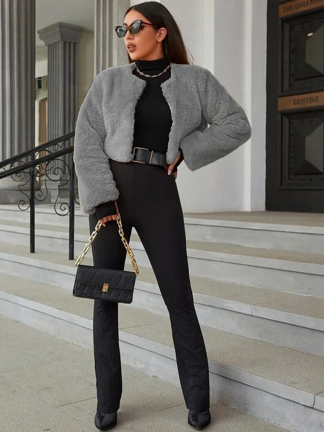 Kotty Women Crop Open Front Jacket