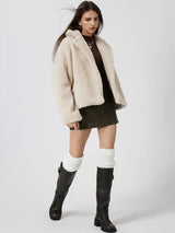 Kotty Lightweight Open Front Lapel Collar Jacket