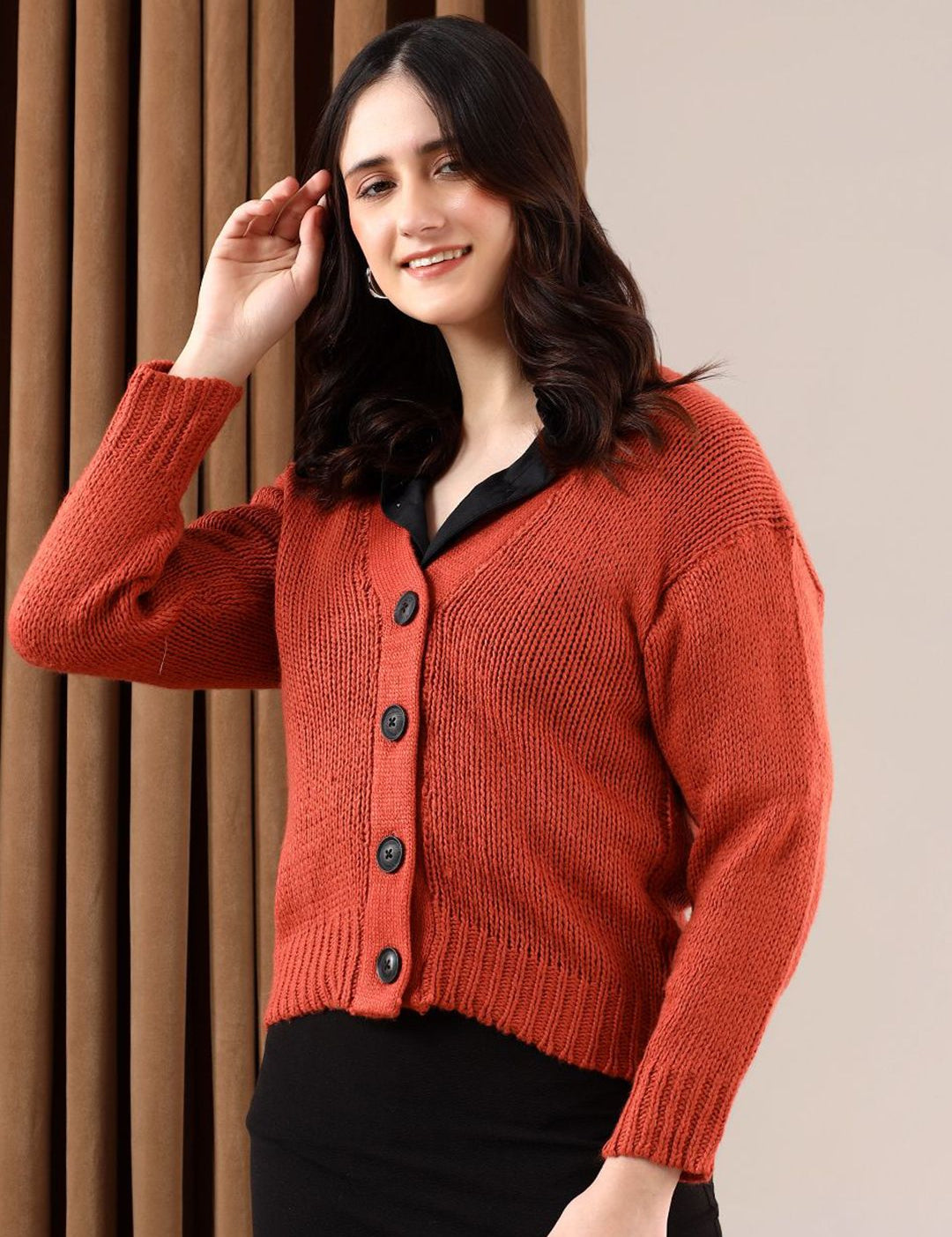 Kotty Women Crop Cardigan