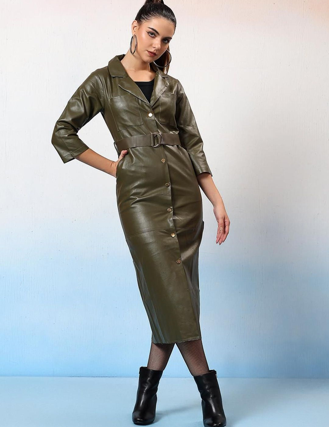 Kotty Single-Breasted Longline Overcoat