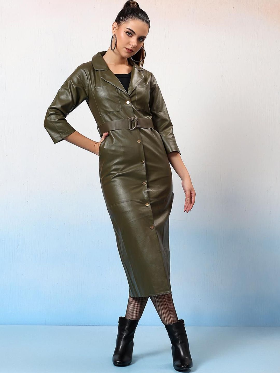 Kotty Single-Breasted Longline Overcoat