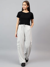 Kotty Women High-Rise Cargo Trousers