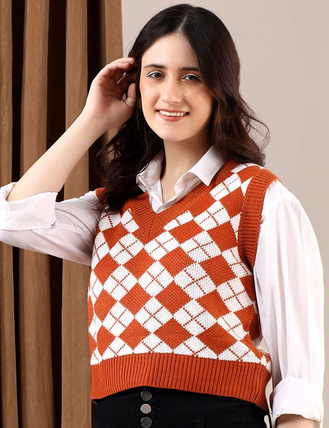 Kotty Women Chevron Printed Pullover
