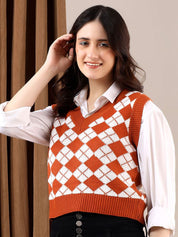 Kotty Women Chevron Printed Pullover