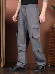 Kotty Men Relaxed Easy Wash Cargos Trousers