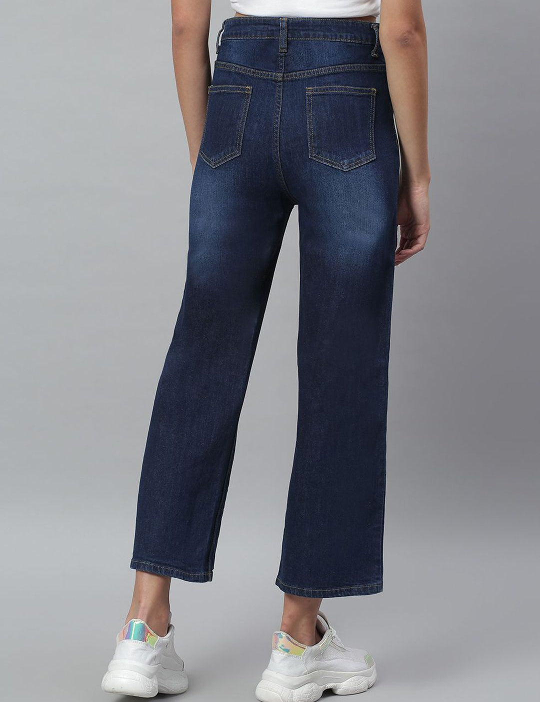 Kotty Women Jean Bootcut High-Rise Stretchable Jeans