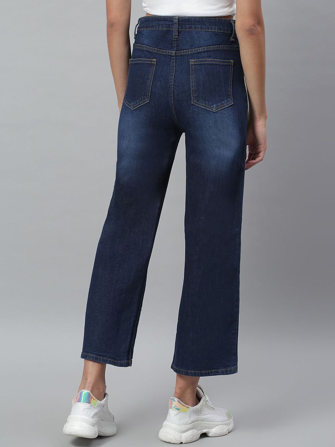 Kotty Women Jean Bootcut High-Rise Stretchable Jeans