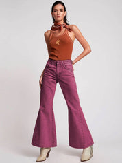 Kotty Women Flared High-Rise Stretchable Jeans